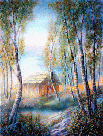 Betulle,Lago di Garda (1999) - Olio su tela - cm.80x60 - Fiera di Padova 2001 - £. 12.000.000