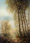 Betulle (1997) - Olio su tela - cm.70x50 - Pubbl. su rivista mensile ARTE MONDADORI - £. 8.000.000