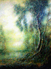 Paesaggio (1998) - Olio su tela - cm.40x30 - Pubbl. su rivista mensile ARTE MONDADORI - £. 4.200.000