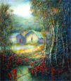 Casolari (2003) - Olio materico - cm.80x70 - €. 8.264