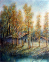 Casolari (2002) - Olio su tela - cm.30x24 - €. 1.653
