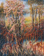 Melo Selvatico (2001) - Olio materico juta - cm. 100x80 - €. 9.800