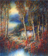 Betulle (2001) - Olio materico - cm.80x70 - €. 8.264