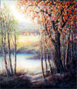 Ciliegio selvatico (2004) - olio materico su tela - 80x70 - €. 8.264,00