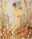 FIGURA (1975) - Olio su tela - cm. 55x45 - €. 4.300,00